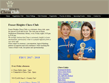 Tablet Screenshot of fraserheightschess.com